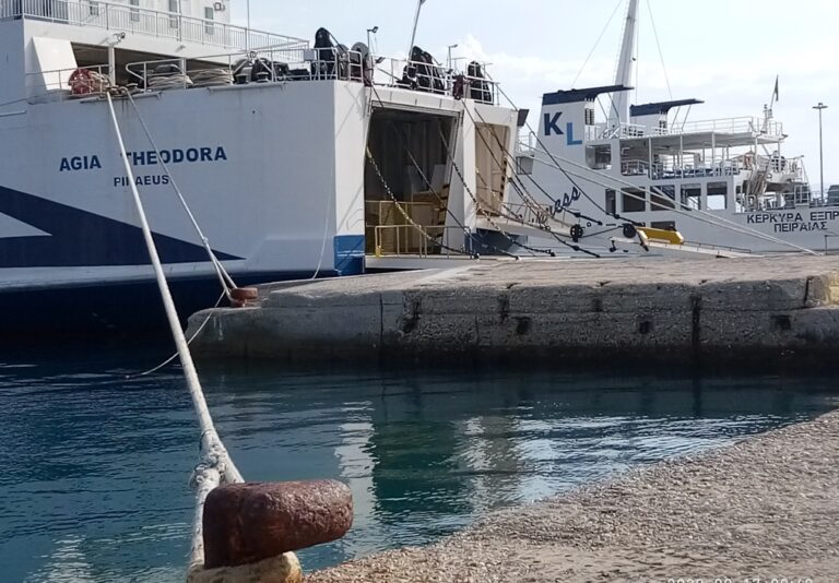 Κέρκυρα: Κλειστό το πορθμείο για τα ανοικτού τύπου πλοία λόγω ισχυρών ανέμων