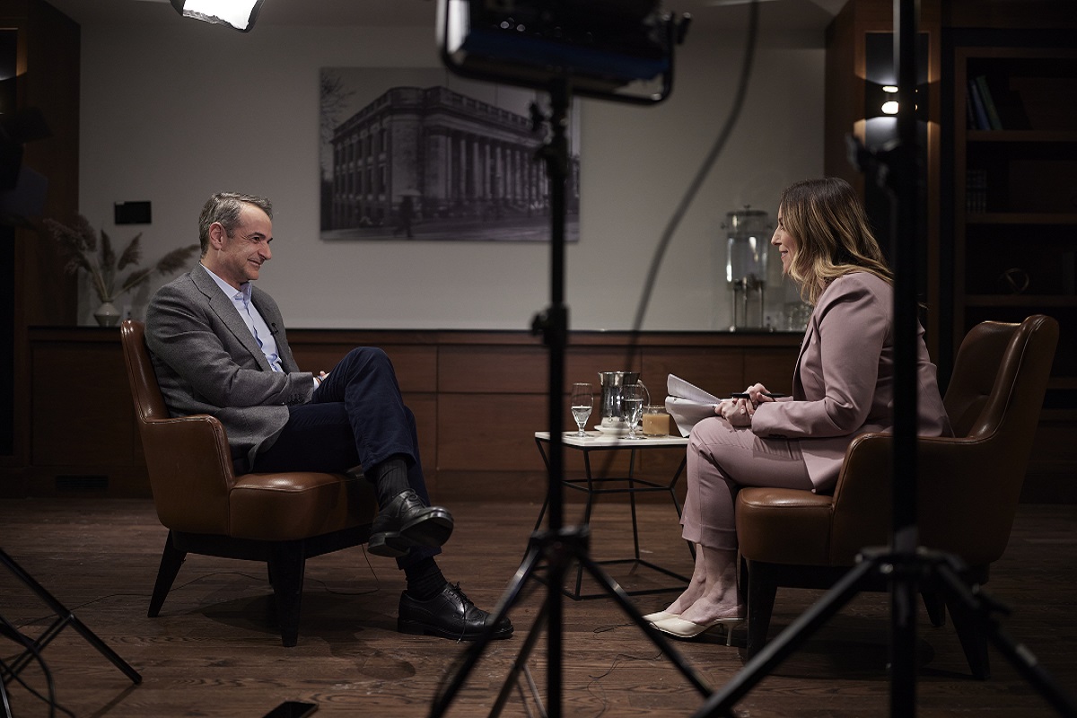 Συνέντευξη του Πρωθυπουργού Κυριάκου Μητσοτάκη στο τηλεοπτικό δίκτυο CTV