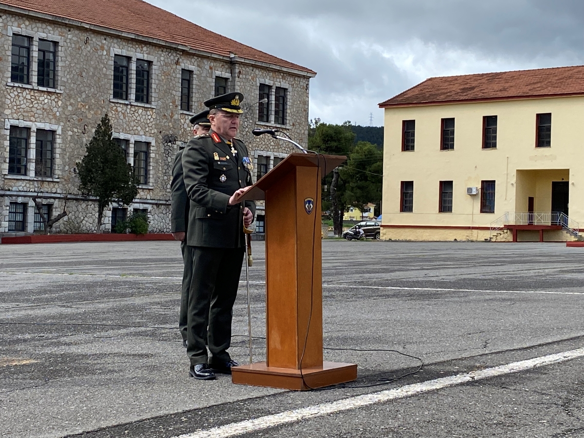 Τρίπολη: Νέος διοικητής στην 4η Μεραρχία Πεζικού – Τελετή παράδοσης – παραλαβής