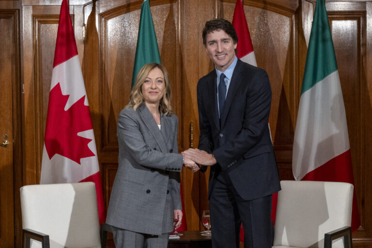 Ακυρώθηκε λόγω φιλοπαλαιστινιακής συγκέντρωσης εκδήλωση στον Καναδά – Θα συμμετείχαν ο Τριντό και η Ιταλίδα πρωθυπουργός Μελόνι
