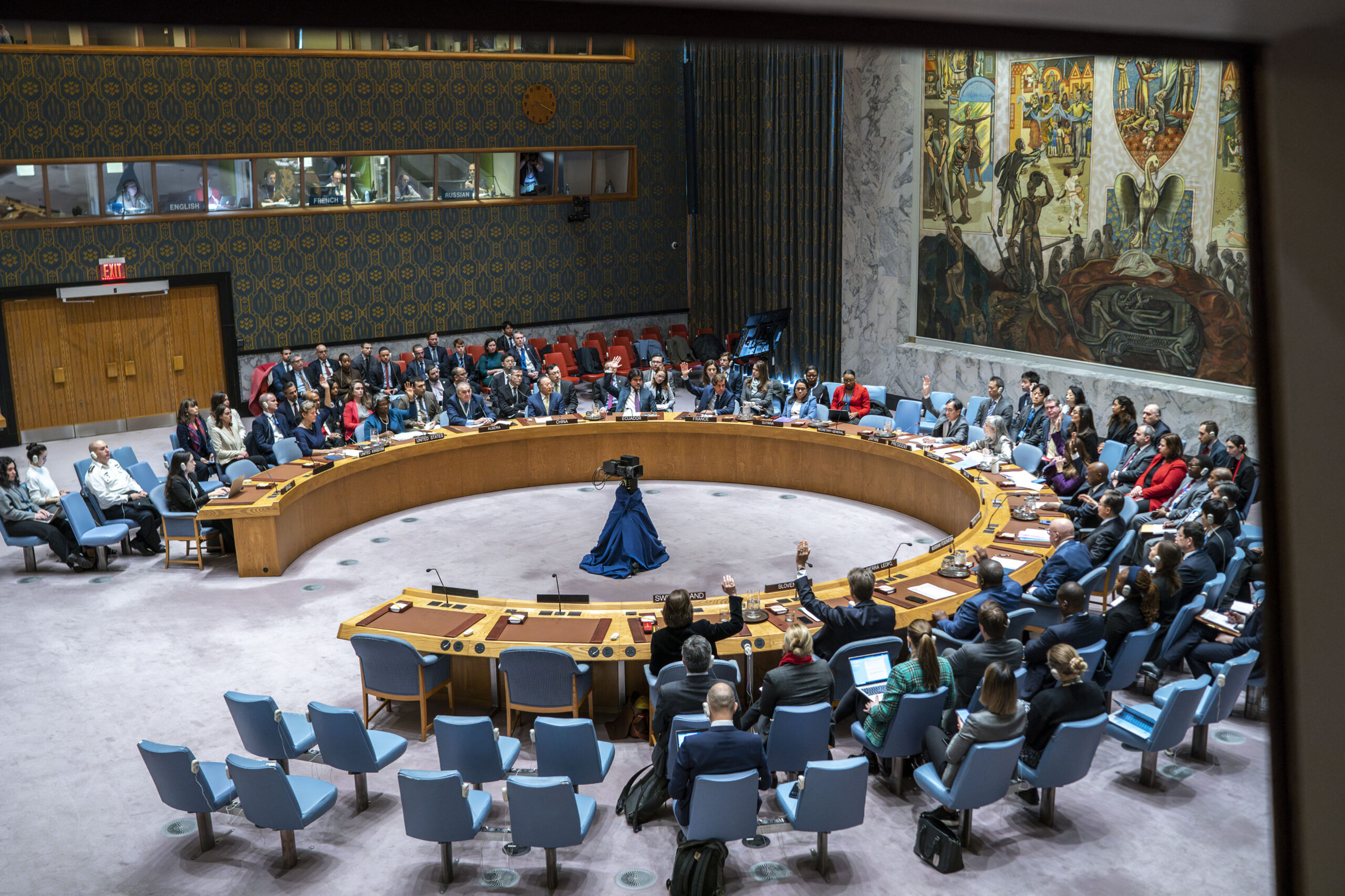 United Nations Security Council Votes On U.S. Ceasefire Resolution For Gaza War