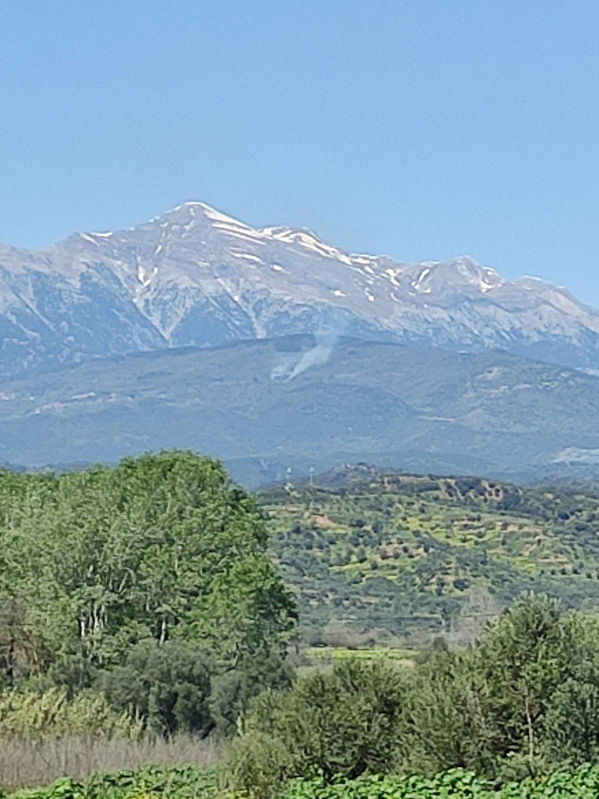 Υπό έλεγχο η φωτιά στην Αρνά Λακωνίας (video)