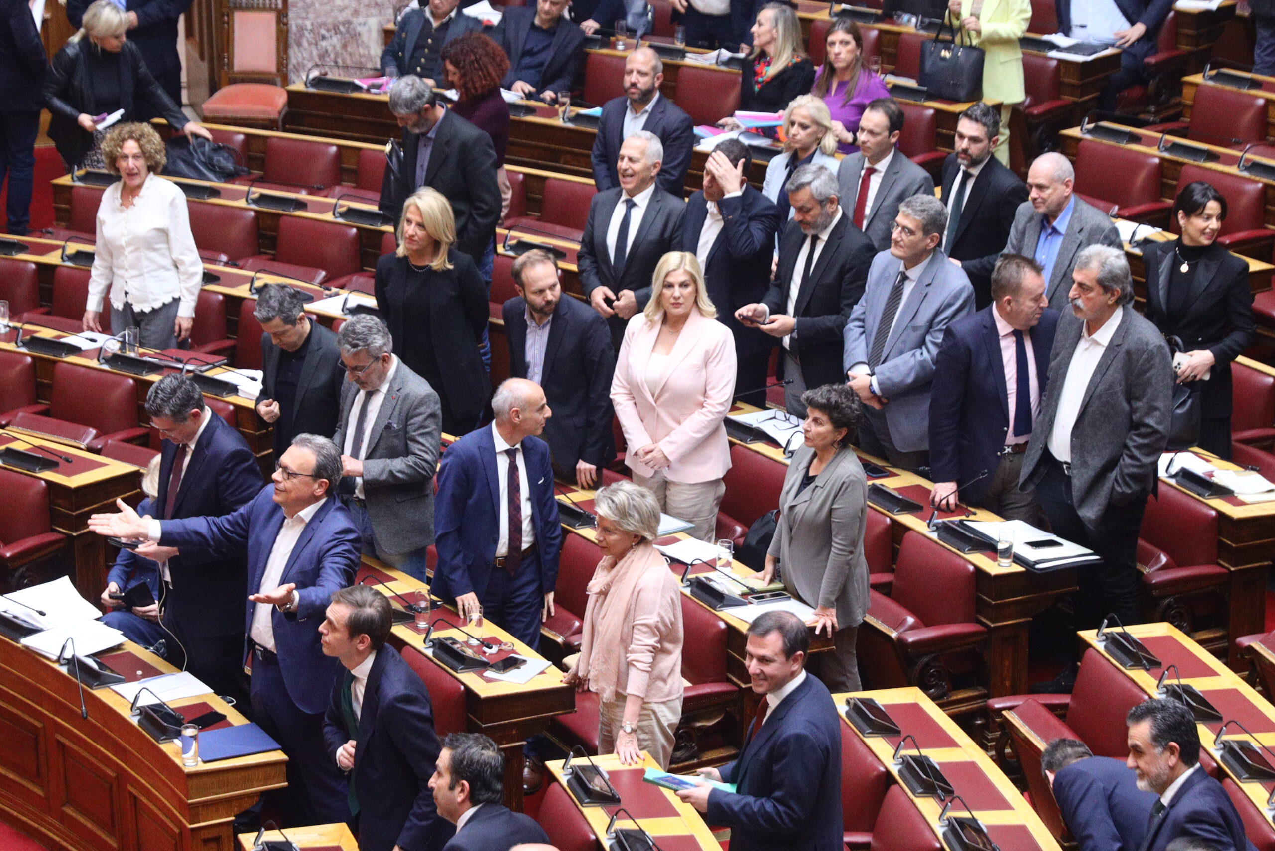 ΣΥΖΗΤΗΣΗ ΣΤΗΝ ΟΛΟΜΕΛΕΙΑ ΤΗΣ ΒΟΥΛΗΣ ΝΟΜΟΣΧΕΔΙΟΥ ΤΟΥ ΥΠΟΥΡΓΕΙΟΥ ΠΑΙΔΕΙΑΣ, ΘΡΗΣΚΕΥΜΑΤΩΝ ΚΑΙ ΑΘΛΗΤΙΣΜΟΥ (ΓΙΑΝΝΗΣ ΠΑΝΑΓΟΠΟΥΛΟΣ/EUROKINISSI)