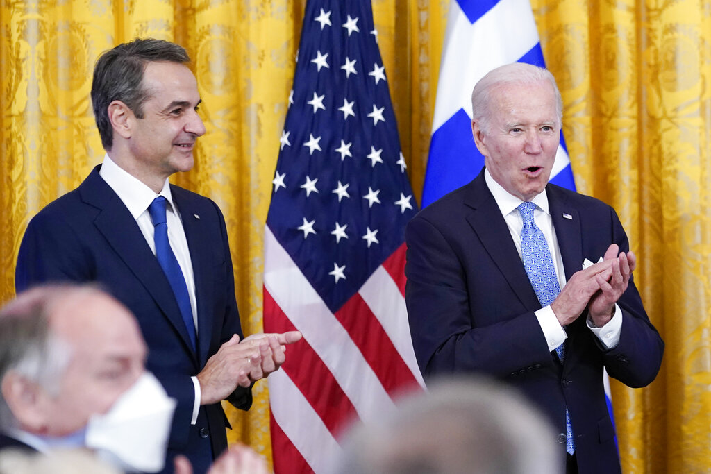 Joe Biden, Kyriakos Mitsotakis