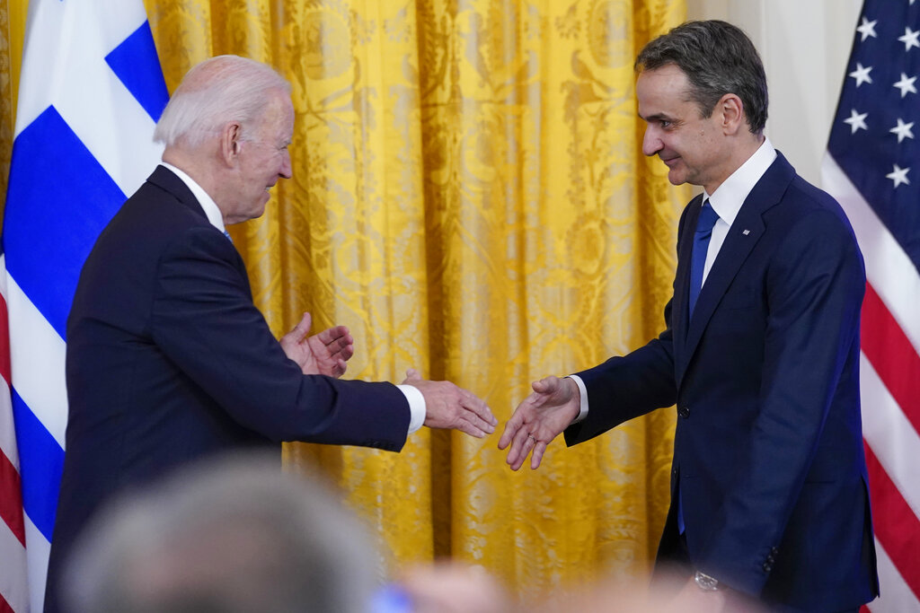 Joe Biden, Kyriakos Mitsotakis