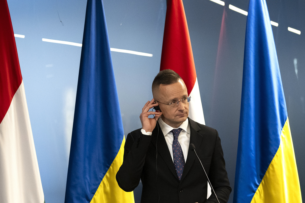 Ukraine Hungary Foreign Ministers