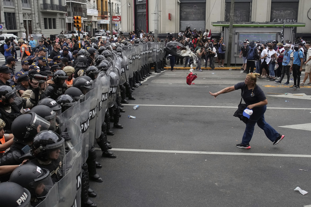 APTOPIX Argentina Protest