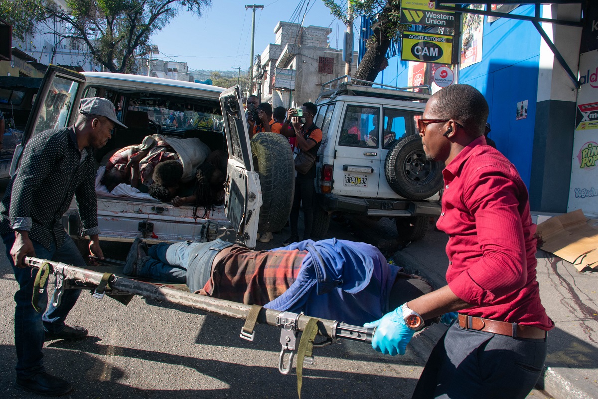 HAITI-POLITICS-UNREST-PROTEST