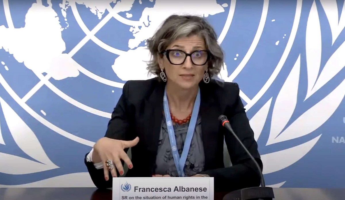 «Πράξεις γενοκτονίας» καταλογίζει στο Ισραήλ  η εισηγήτρια του ΟΗΕ στην έκθεση της για τα ανθρώπινα δικαιώματα στα  παλαιστινιακά εδάφη