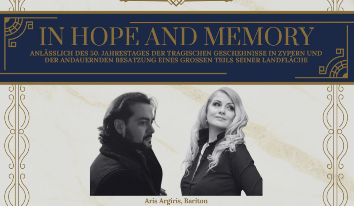 “In Hope and Memory”: Συναυλία στη Βιέννη για την επέτειο των 50 χρόνων από την εισβολή στην Κύπρο