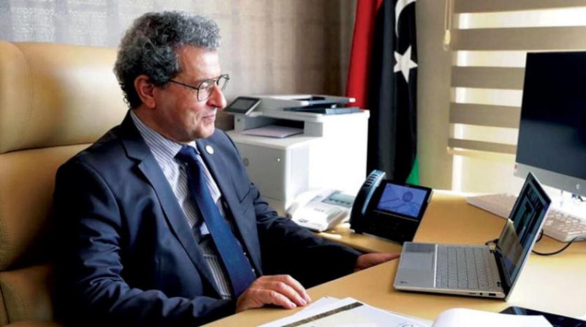 Libya The Minister of Oil and Gas in the Government of National Unity M Aoun