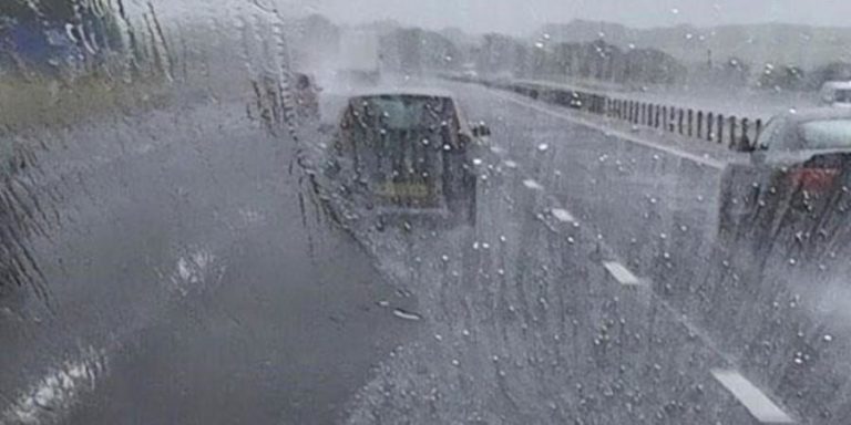 Έντονη βροχόπτωση έπληξε την Πιερία – Με δυσκολία η κυκλοφορία των οχημάτων στο δήμο Δίου – Ολύμπου