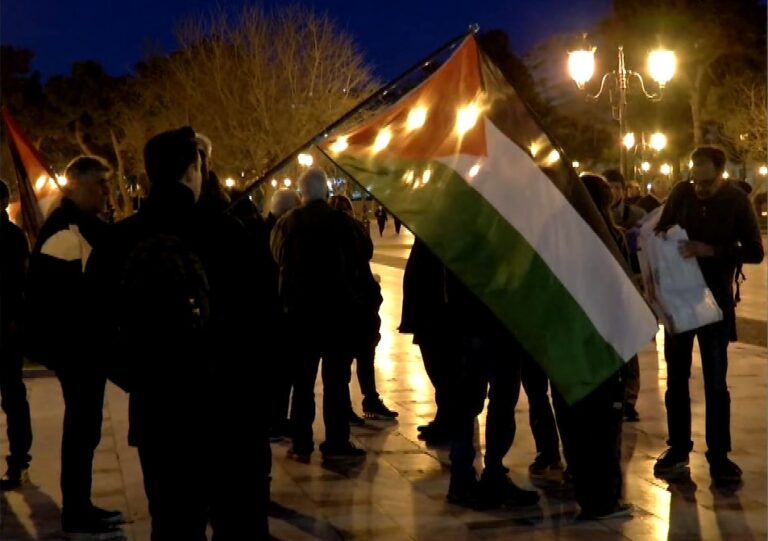 Συγκέντρωση υπέρ των Παλαιστίνιων στη Θεσσαλονίκη