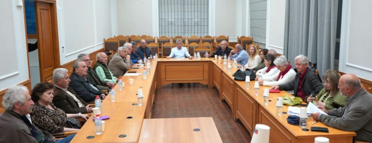Συνάντηση Περιφερειάρχη και εκπροσώπων συνταξιούχων στο πλαίσιο παγκρήτιας κινητοποίησης