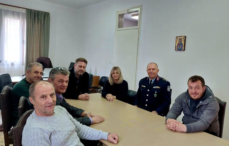 Επίσκεψη του νέου Αστυνομικού Δ/ντή Καρδίτσας στην Αργιθέα