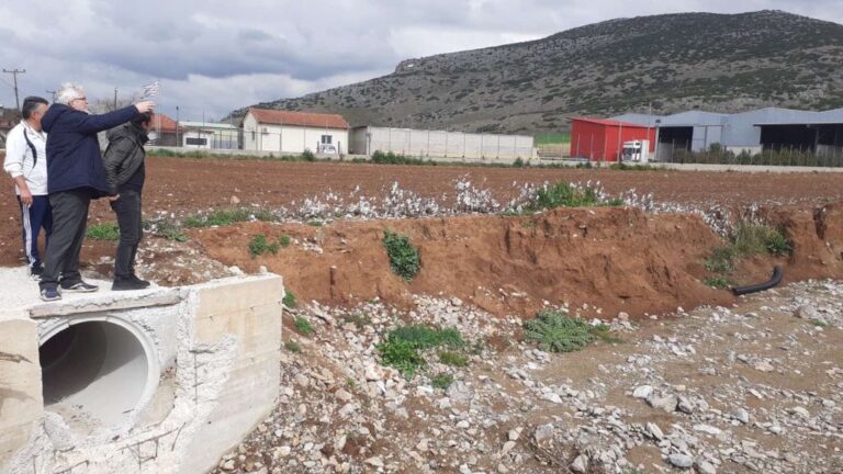 Τεχνική σύσκεψη και αυτοψία  για τον αντιπλημμυρικό σχεδιασμό στα Φάρσαλα