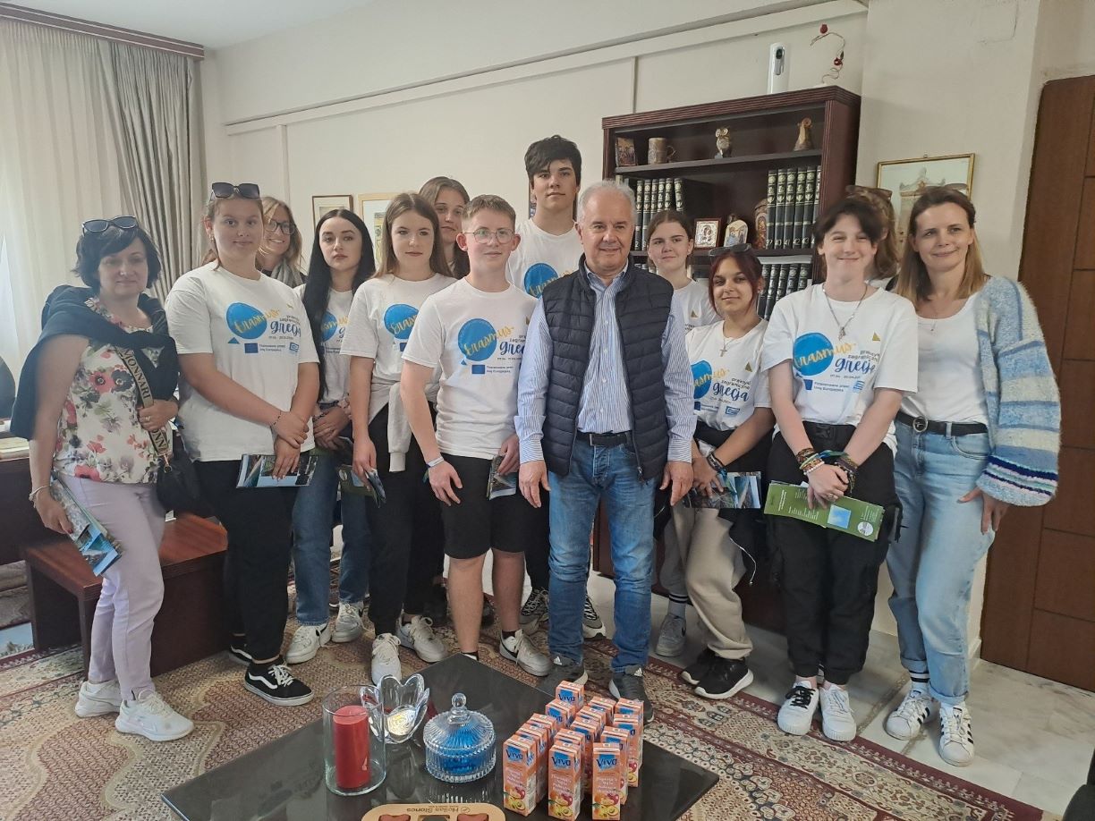 Μαθητές από την πόλη Biala Podlaska της Πολωνίας επισκέφθηκαν τον Δήμο Τεμπών