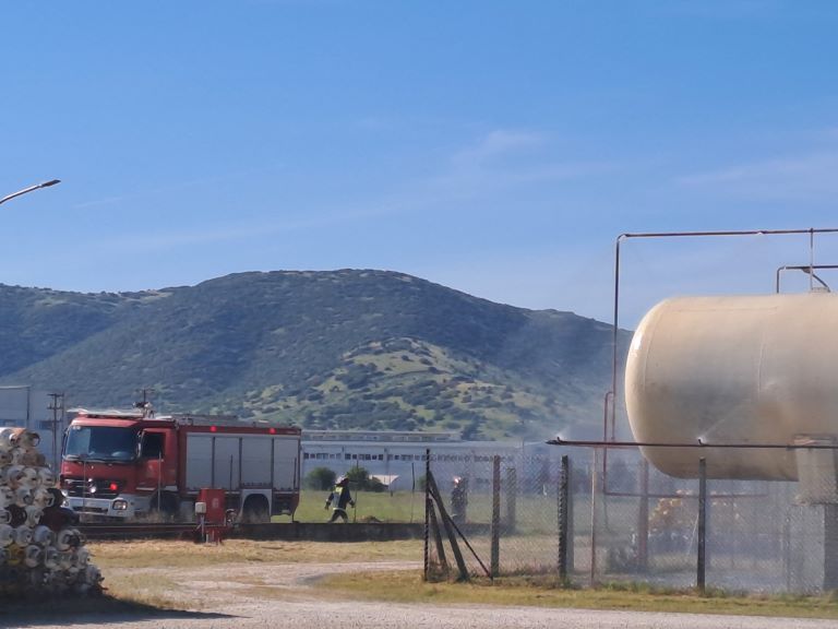 Τέμπη: Mεγάλη άσκηση της Πυροσβεστικής  για πυρκαγιά στη ΒΙΠΕ