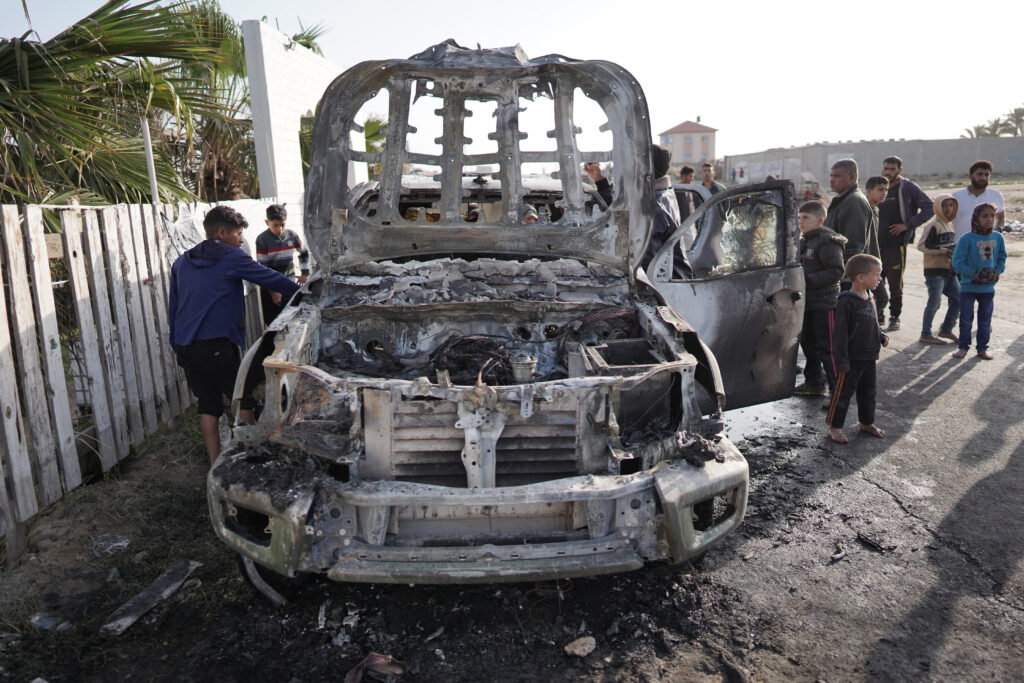 PALESTINIAN-ISRAEL-CONFLICT-AID-STRIKE
