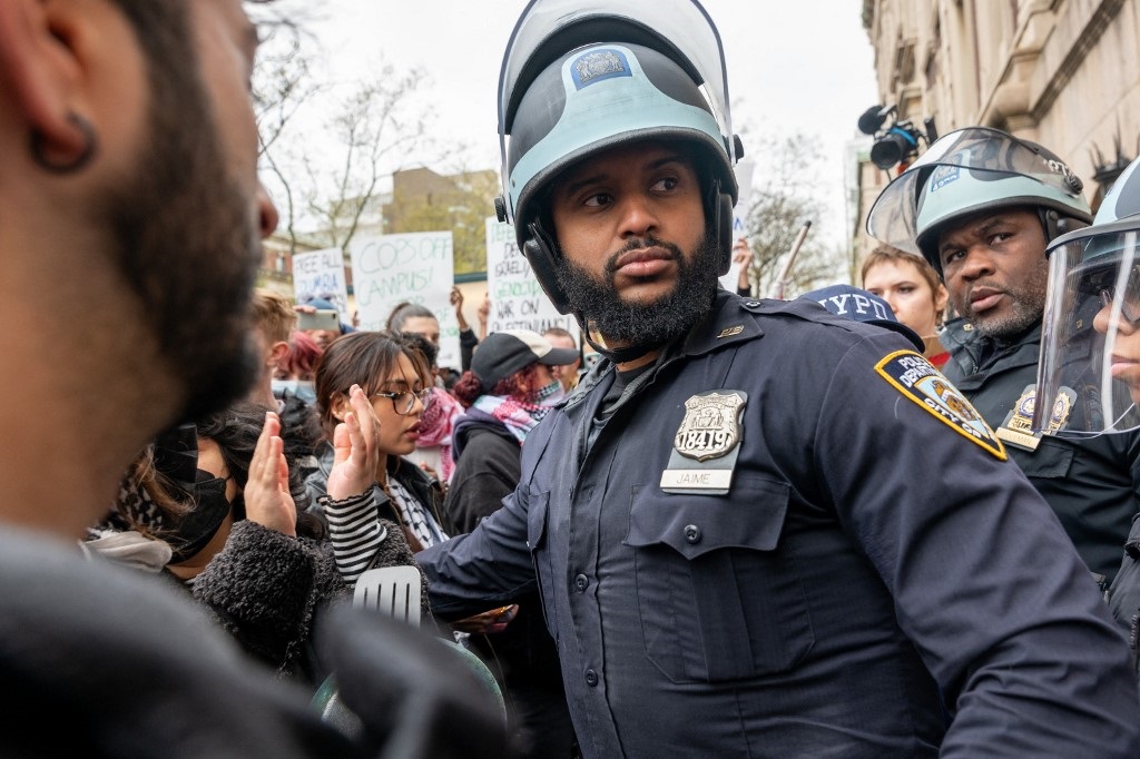 Pro-Palestinian Protests Continue At Columbia University In New York City