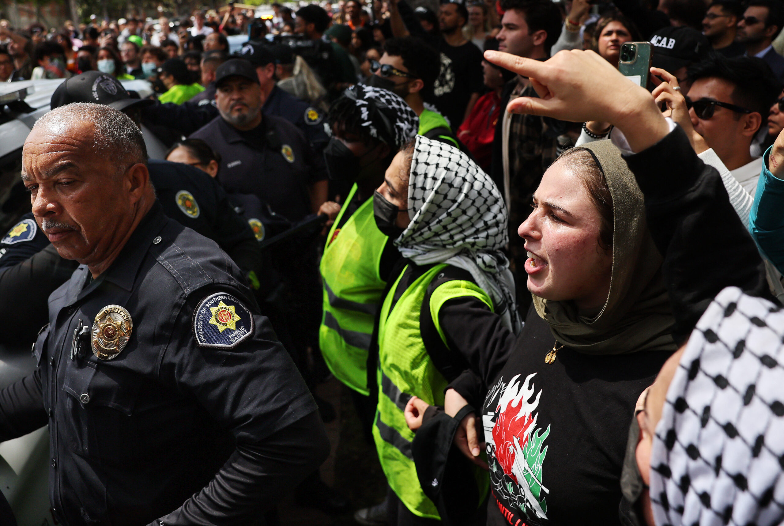 USC Students Hold Protest In Support Of Gaza