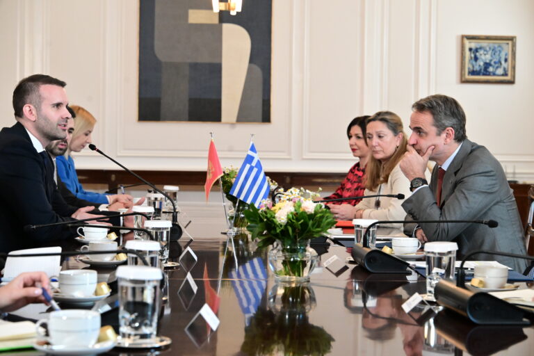 Συνάντηση Μητσοτάκη -Spajic: Ο Πρωθυπουργός επανέλαβε τη στήριξη της Ελλάδας στην ευρωπαϊκή προοπτική των Δυτικών Βαλκανίων