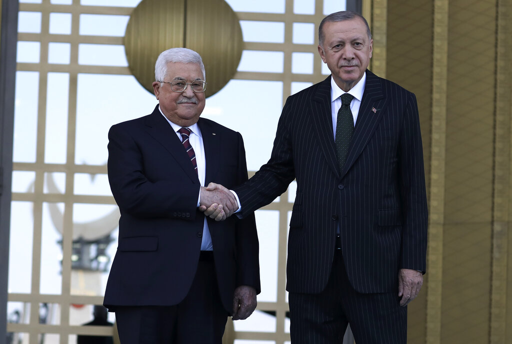 Recep Tayyip Erdogan, Mahmoud Abbas