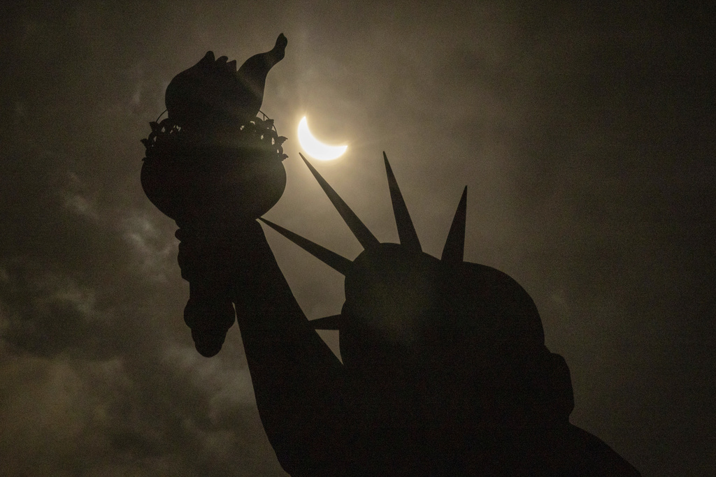 APTOPIX Total Solar Eclipse New York