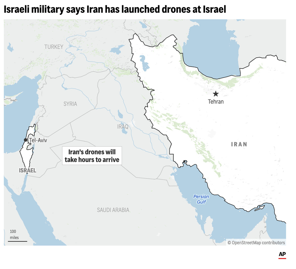 Mideast Tensions-Iran Drones