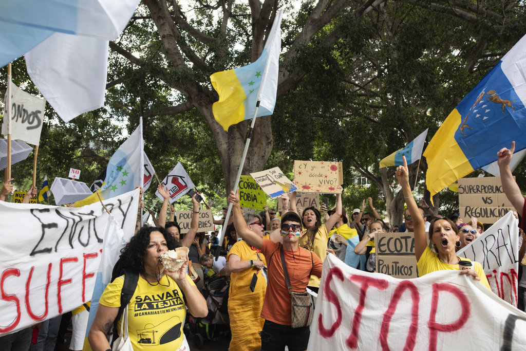 Spain Tourism Protests