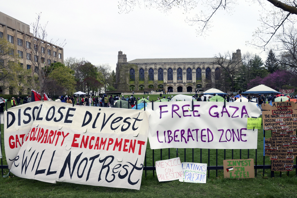 Israel Palestinians Campus Protests