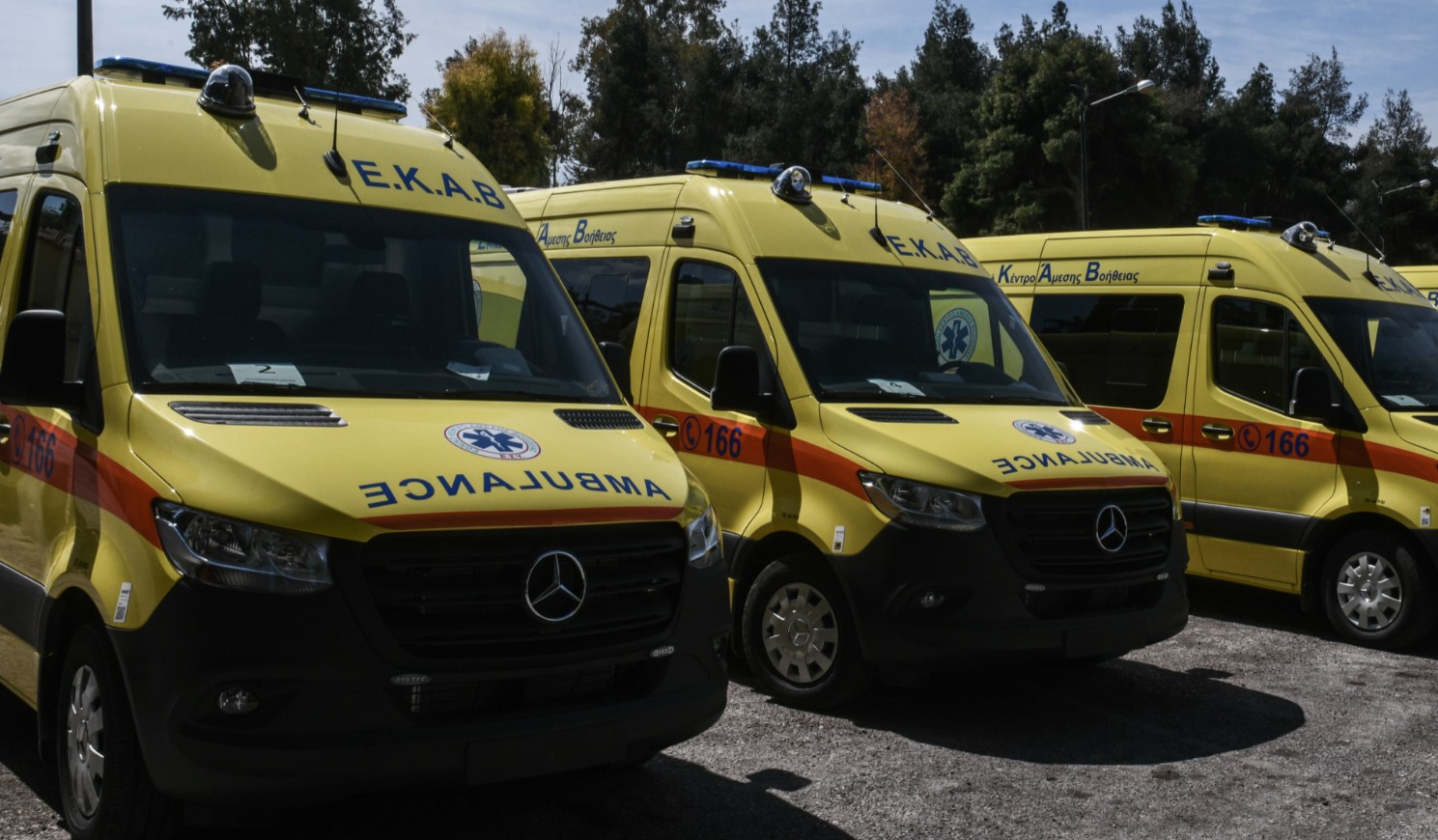 Διαμαρτυρία εργαζομένων στο ΕΚΑΒ Θεσσαλονίκης