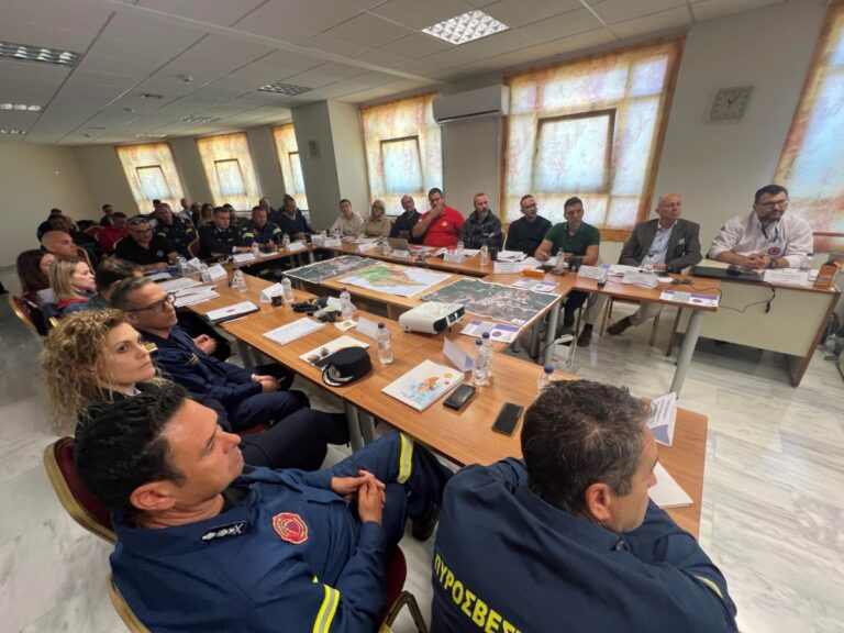Λουτράκι: Άσκηση προληπτικής απομάκρυνσης πληθυσμού λόγω δασικής πυρκαγιάς