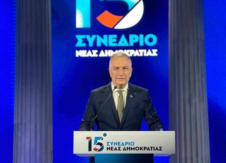Ομιλία του Σταύρου Καλαφάτη, γγ ΚΟ της ΝΔ στο 15ο Συνέδριο της ΝΔ