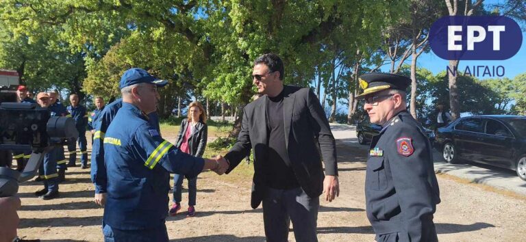 Ρόδος: Μεγάλη άσκηση ετοιμότητας για την πολιτική προστασία ανακοίνωσε ο Βασ. Κικίλιας – Σύσκεψη με φορείς