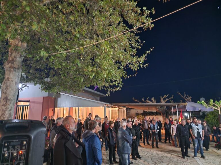 Συγκέντρωση του ΚΚΕ με αγρότες στην Ξυλοκέρα του Πύργου