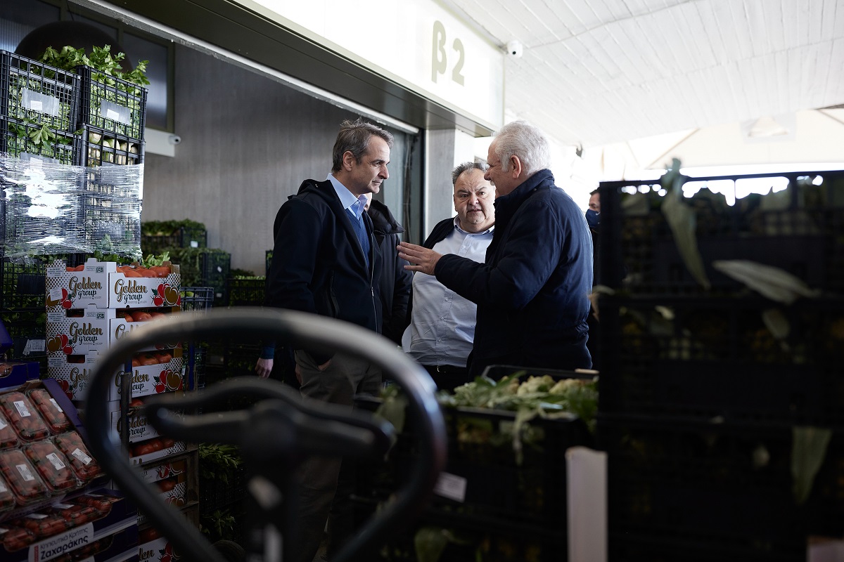 Περιοδεία του Κ. Μητσοτάκη στου Ρέντη