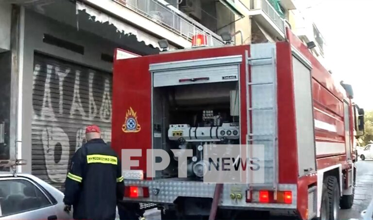 Φωτιά σε εγκαταλελειμμένο τριώροφο κτίριο στα Σεπόλια