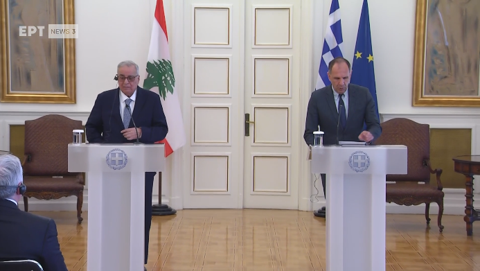 Δηλώσεις των Υπουργών Εξωτερικών Ελλάδας και Λιβάνου