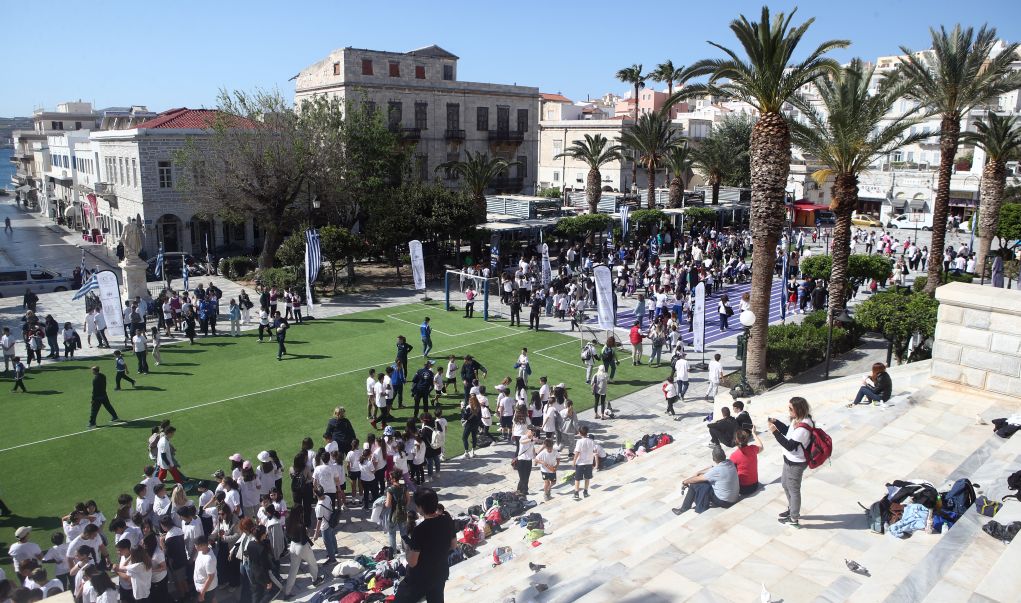 Γέμισαν μετάλλια και παιδικά χαμόγελα η Σύρος και η Τήνος, στην «Εβδομάδα Ολυμπιακής και Παραολυμπιακής Παιδείας, Ιστορίας και Αξιών Δημήτριος Βικέλας» για πρώτη φορά