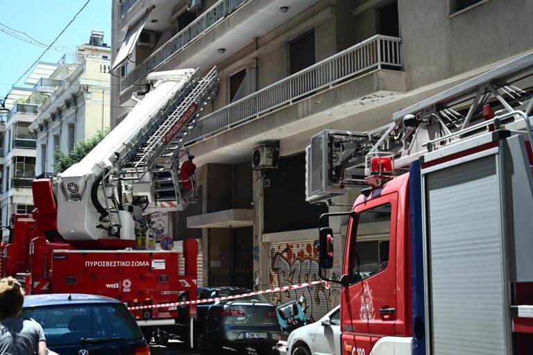 Πυρκαγιά σε διαμέρισμα στην οδό Ρεθύμνου, στον δήμο Αθηναίων