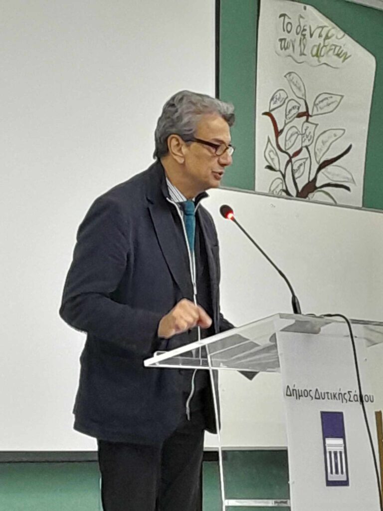 Παρουσίασε την υποψηφιότητα του στους Σαμιώτες ο Μιχάλης Αγγελόπουλος