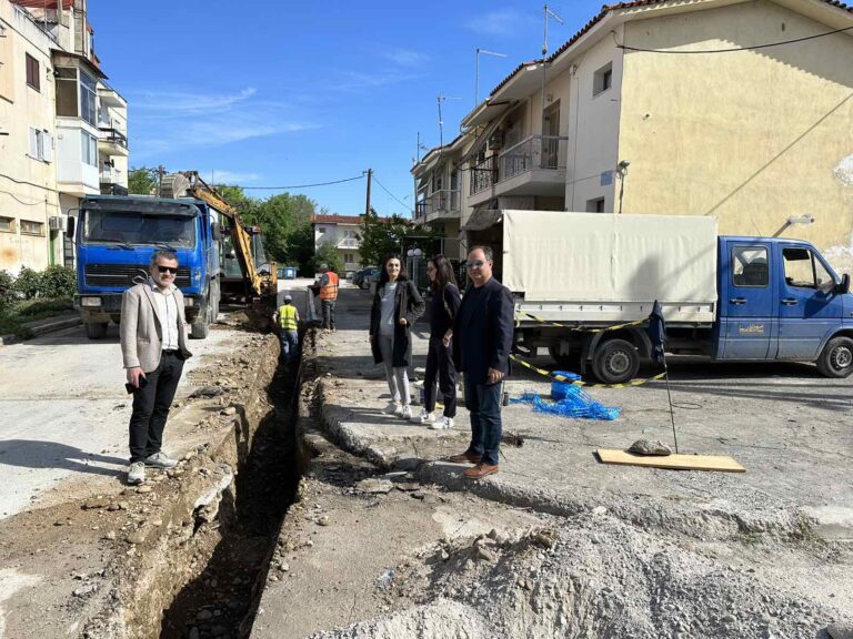 Προχωρά το έργο κατασκευής του νέου δικτύου ύδρευσης σε τρεις περιοχές της Καρδίτσας