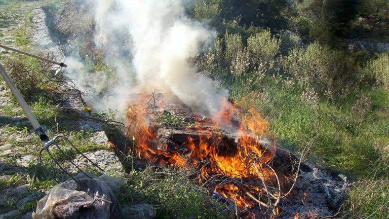 Φωτιά στην Αχαΐα: Μήνυμα από το 112 για την περιοχή Πόρτες