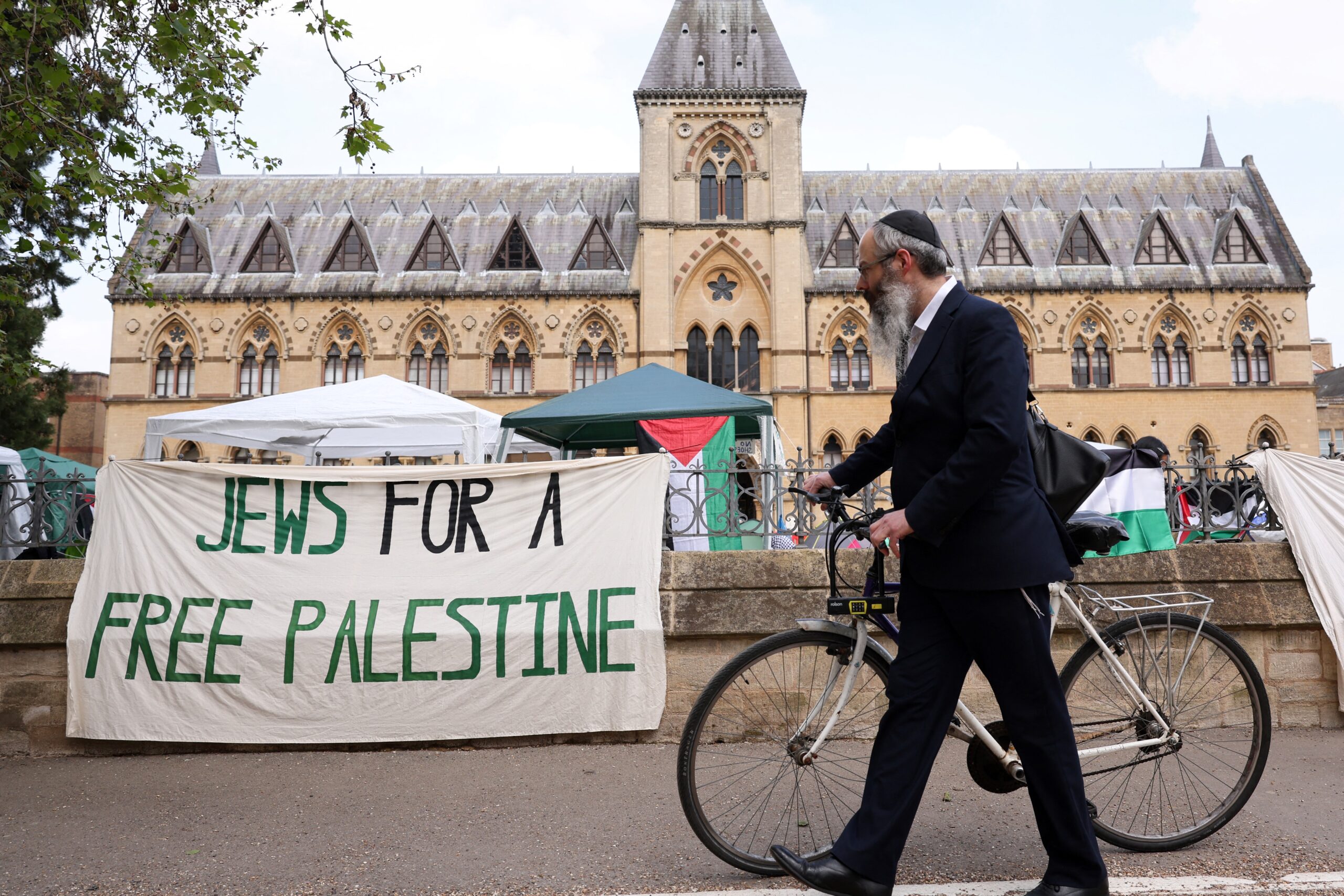 BRITAIN-ISRAEL-PALESTINIANS-CONFLICT-EDUCATION-DEMO