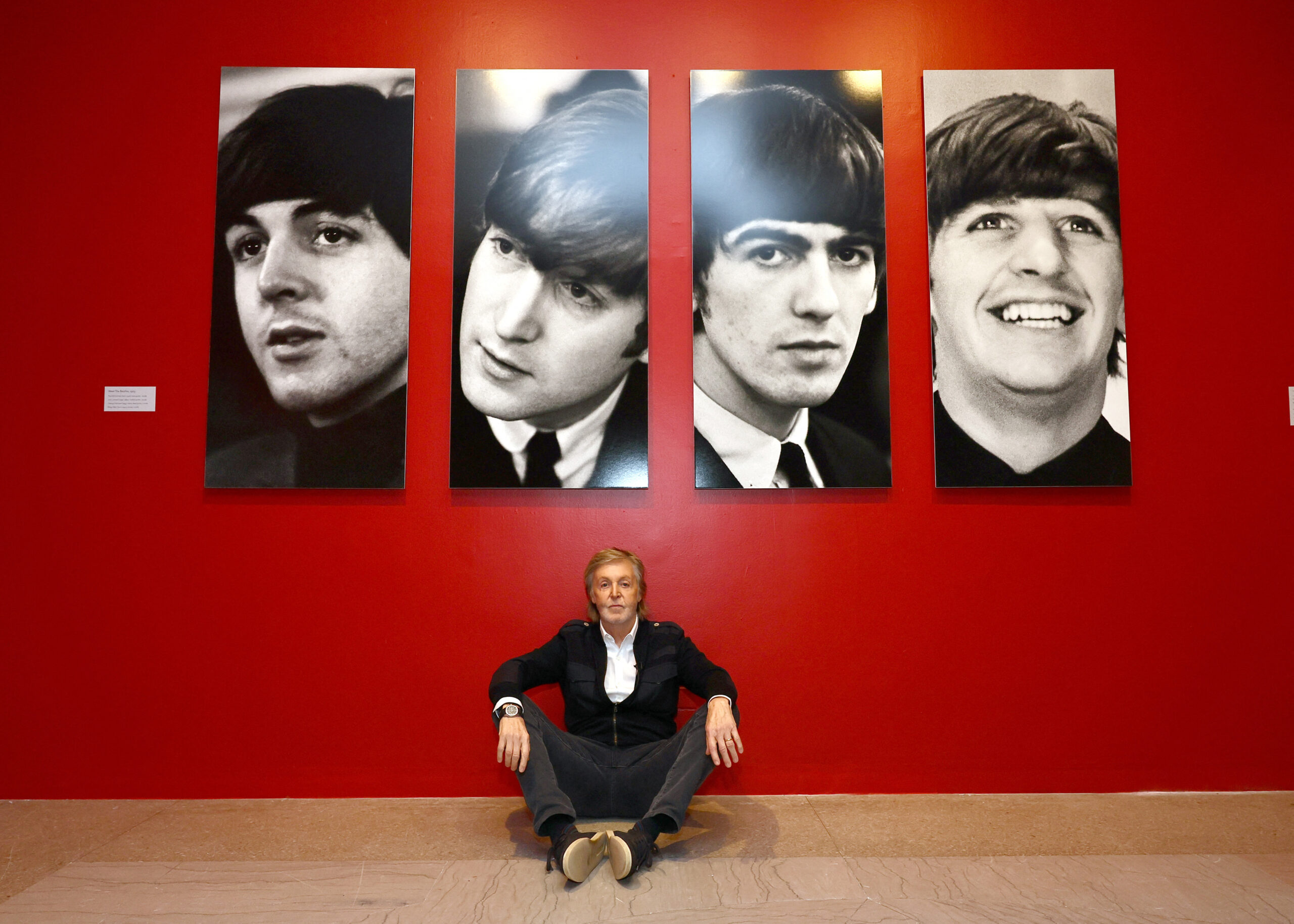 Sir Paul McCartney Visits Brooklyn Museum Exhibit, Paul McCartney Photographs 196364: Eyes of the Storm