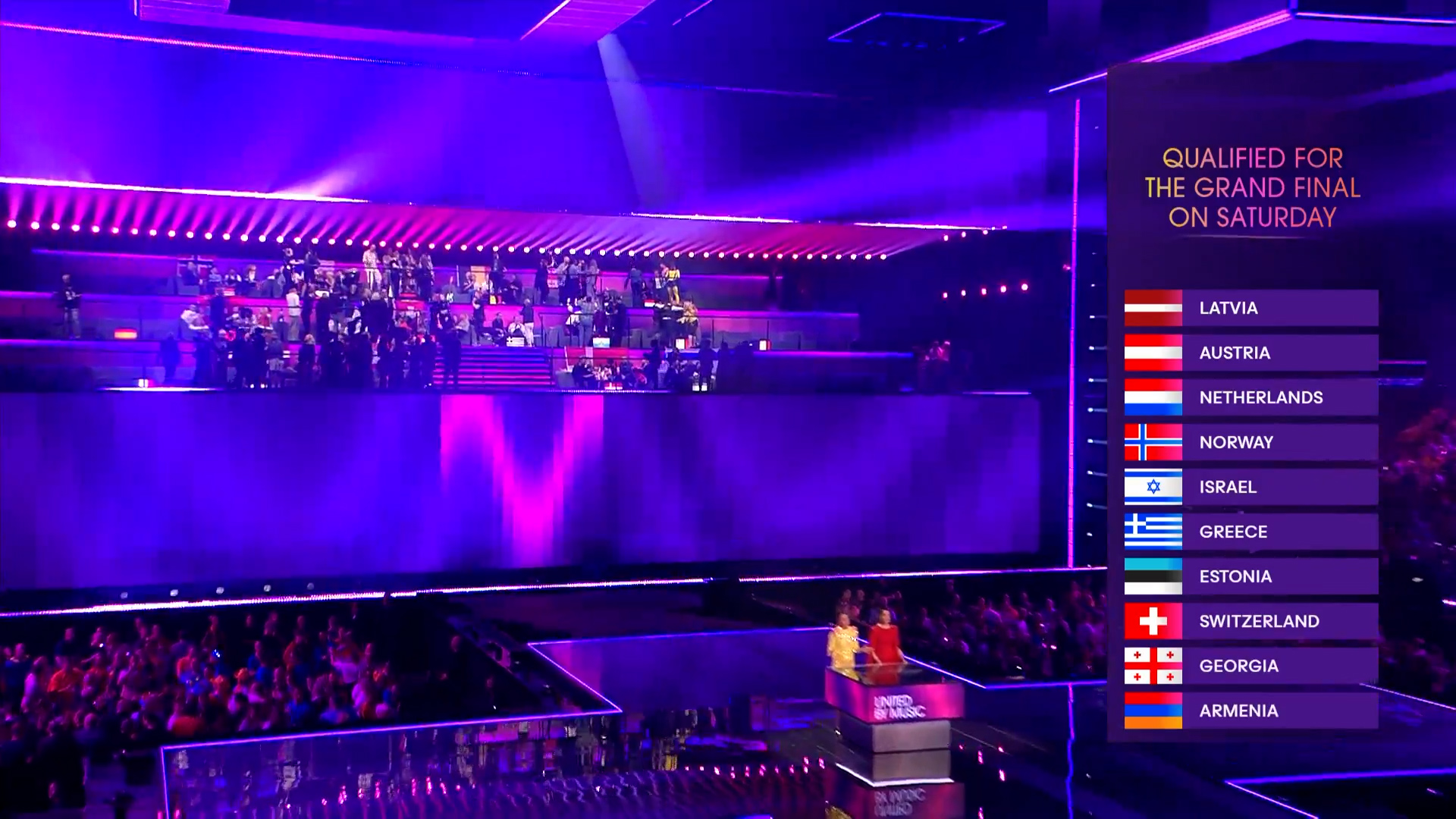 Eurovision 2024: «Εξάρες» για την Ελλάδα έφερε η Μ. Σάττι – Οι άλλες εννιά χώρες που πέρασαν στον μεγάλο τελικό του Σαββάτου (11/05)
