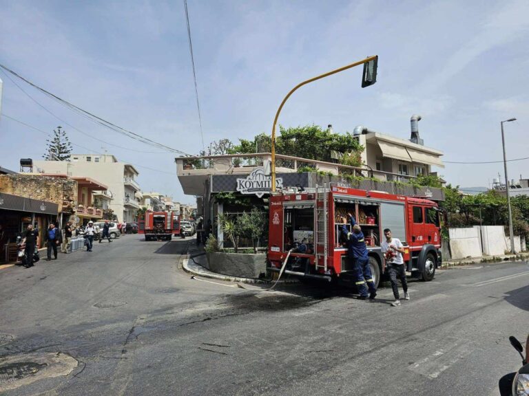 Χανιά: Φωτιά σε ψητοπωλείο – Άμεση η επέμβαση της Πυροσβεστικής
