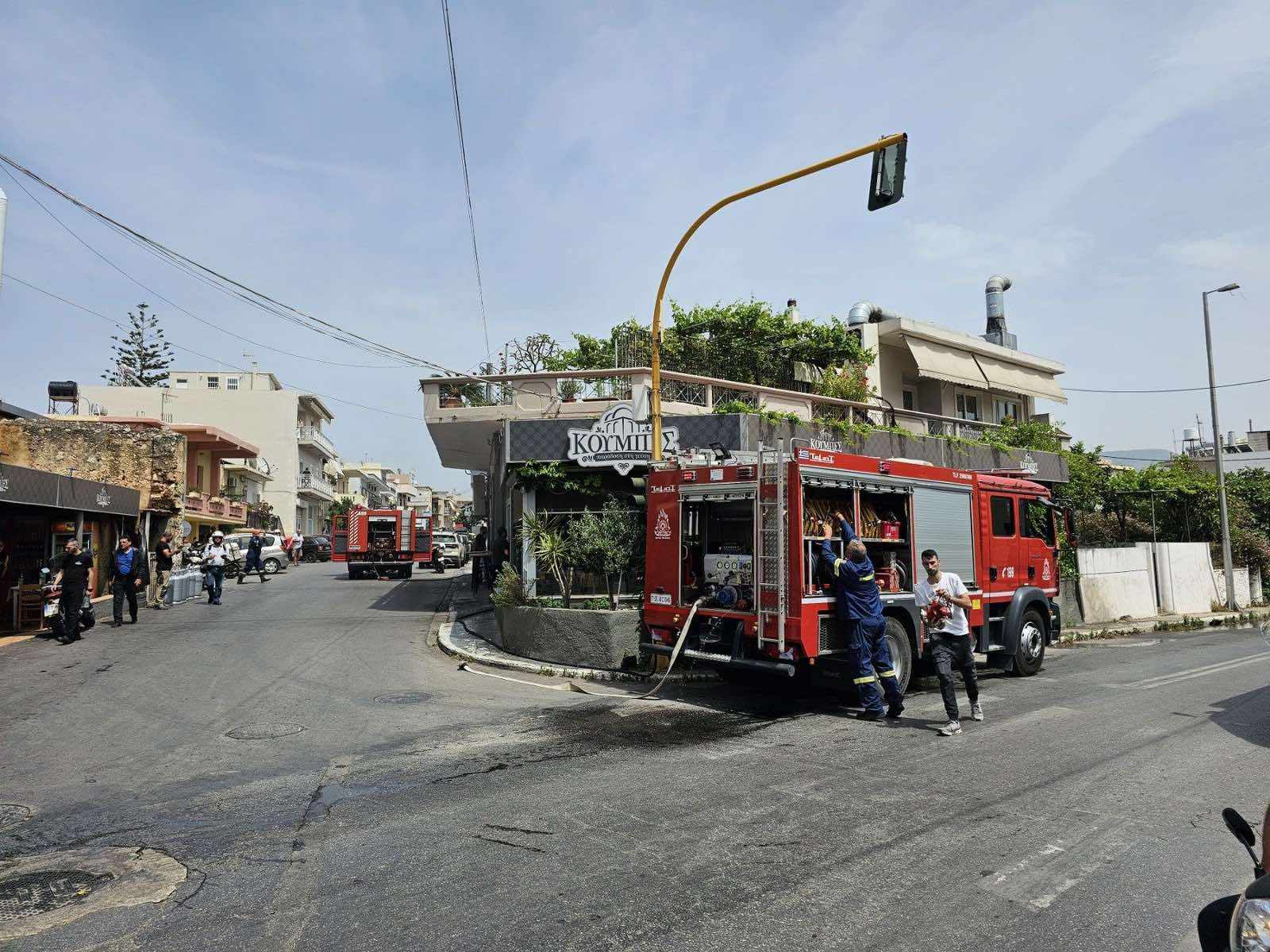 Χανιά: Φωτιά σε ψητοπωλείο – Άμεση η επέμβαση της Πυροσβεστικής