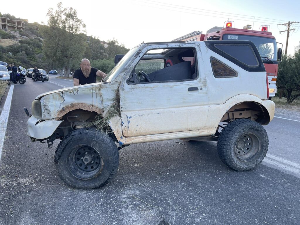 Κρήτη: Τροχαίο ατύχημα στο επαρχιακό δίκτυο Αγ. Νικολάου – Ιεράπετρας